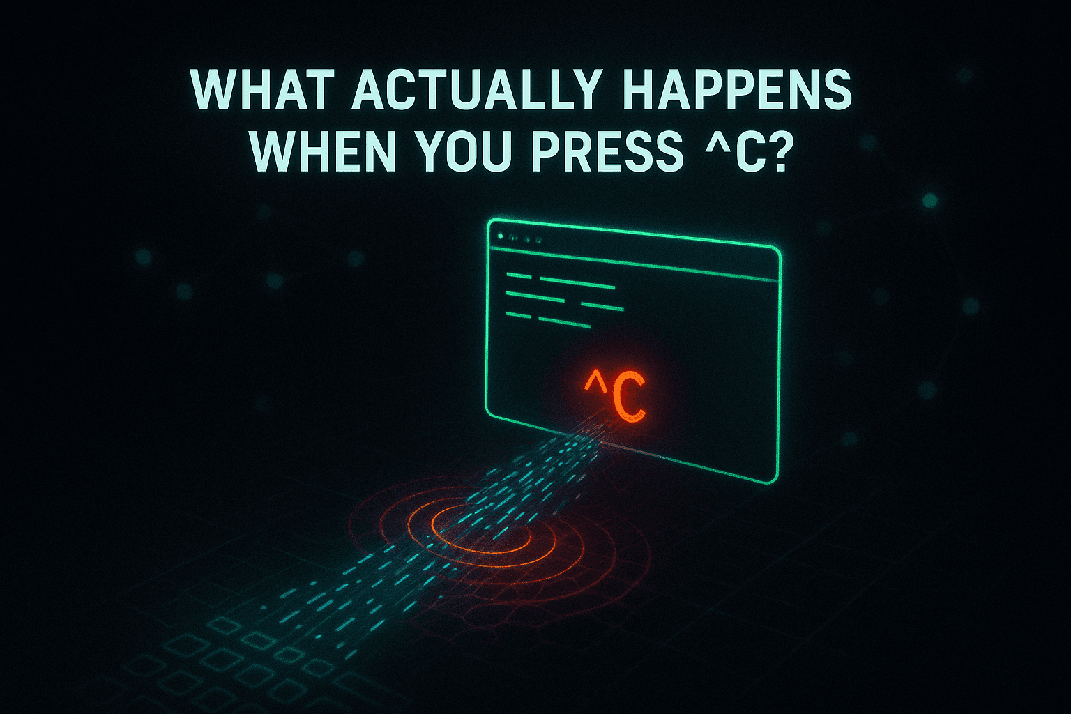 Ctrl+C in terminal